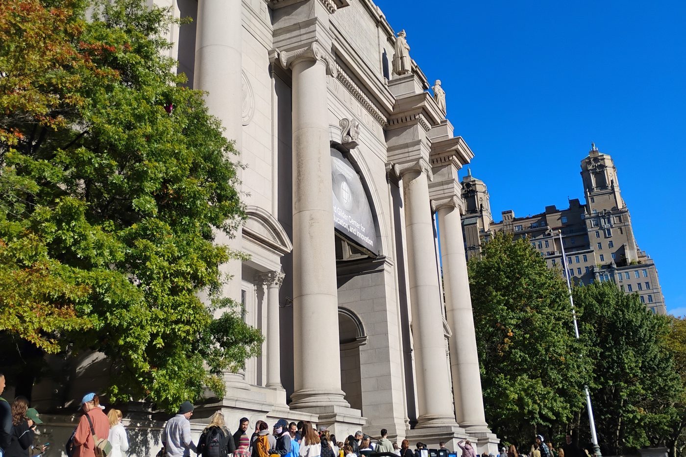 The main entrance facade of the American Museum of Natural History, New York City