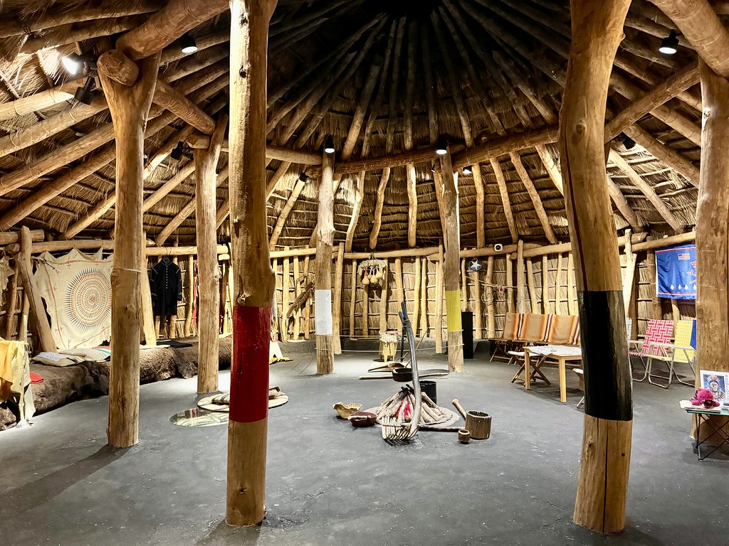 The Pawnee Earth Lodge at the Field Museum of Natural History, Chicago