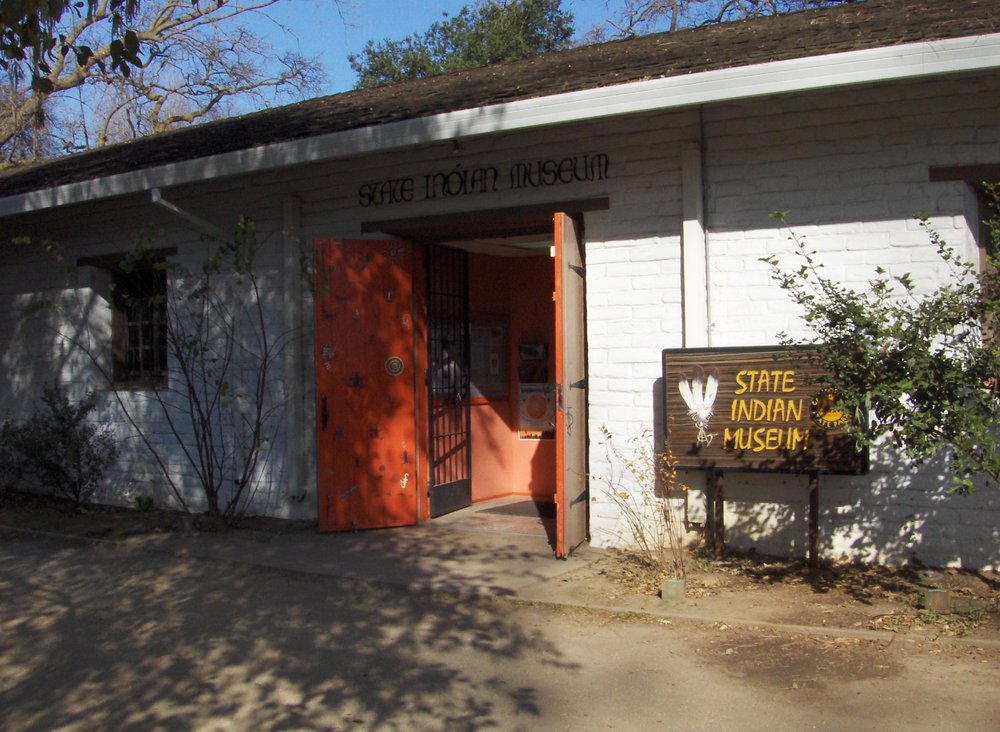 Entrance to the State Indian Museum, Sacramento, California