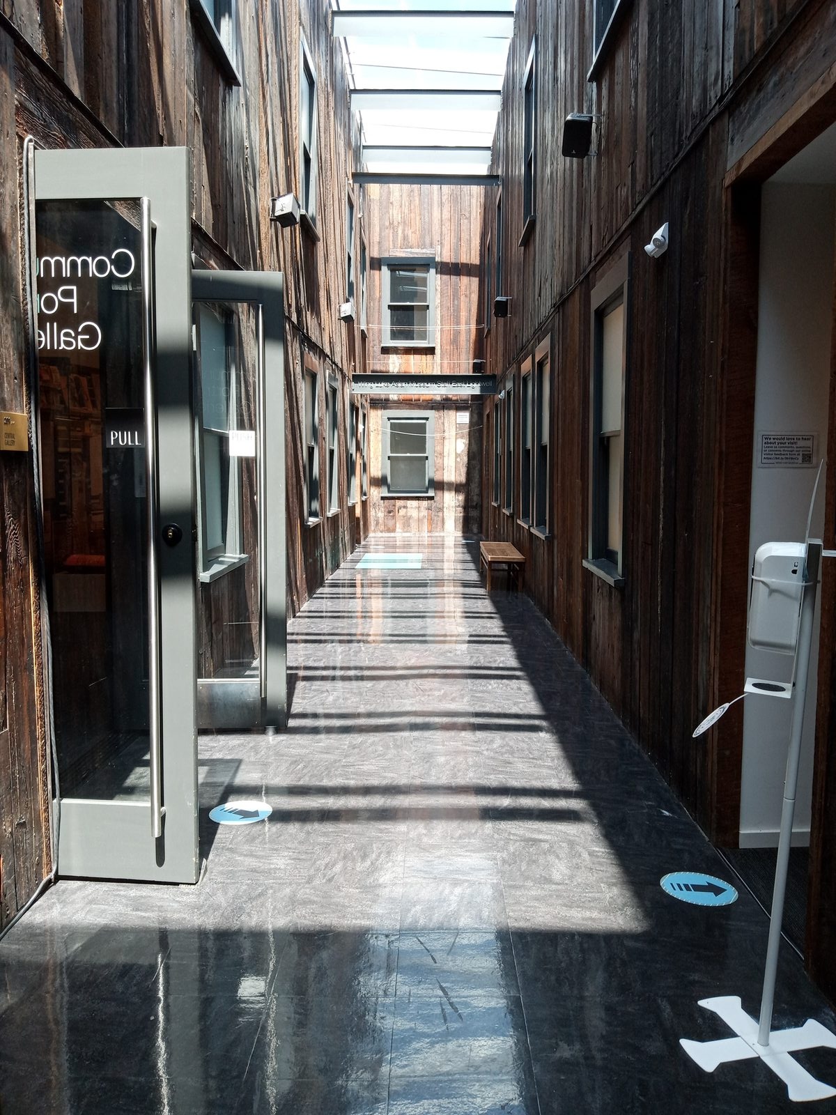 East lightwell interior of Wing Luke Museum, Seattle, Washington